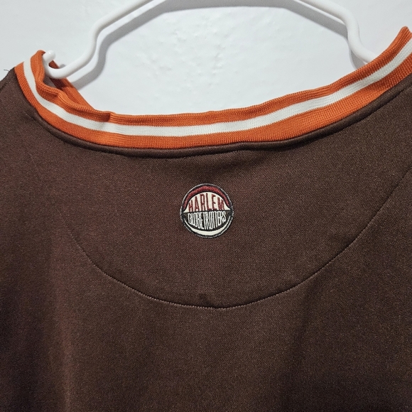 Platinum FUBU Harlem Globetrotters Brown Limited Jersey Vintage Patches 5xl B19 - Picture 8 of 11
